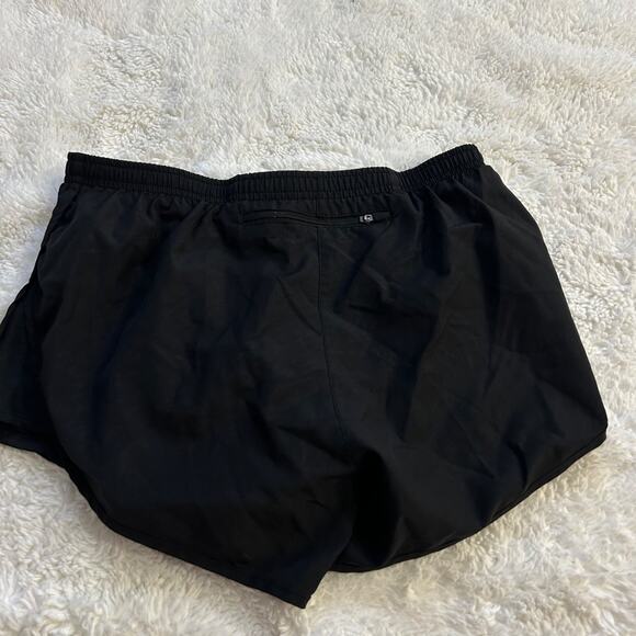 Nike Dri-Fit Women's Running Shorts With Drawstring in Black Size Medium - Picture 2 of 7